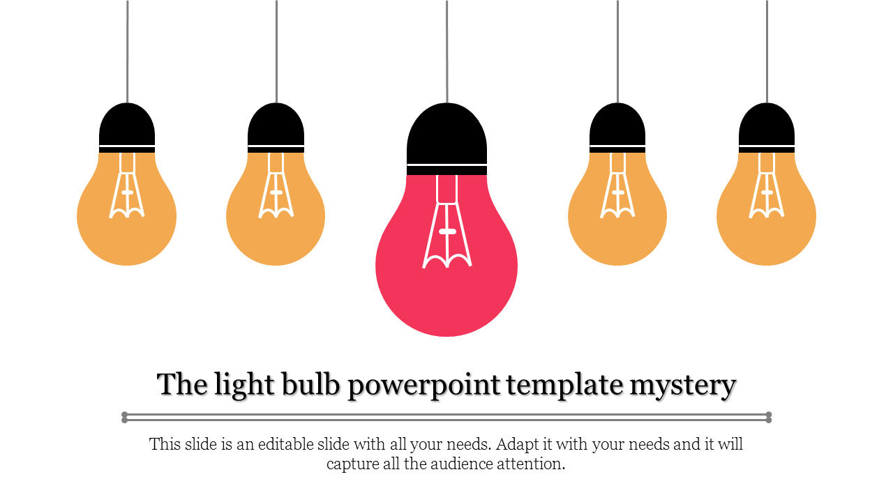 light bulb powerpoint template-The light bulb powerpoint template mystery